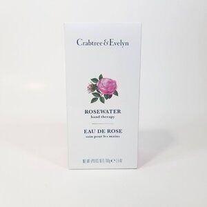 Crabtree &Evelyn Rosewater Hand Therapy 3.5 oz Intensive Conditioning New In Box
